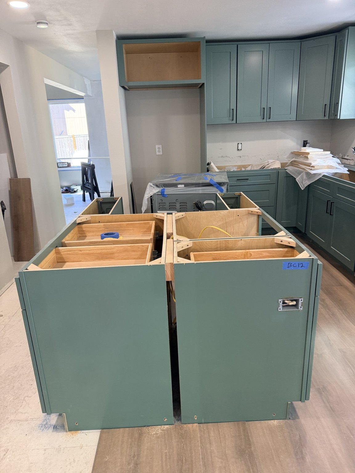 Kitchen cabinetry installation